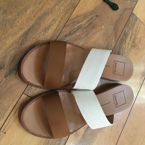 Brown and white slides